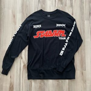 SOLD - Justin Bieber Stadium Concert Tour Shirt